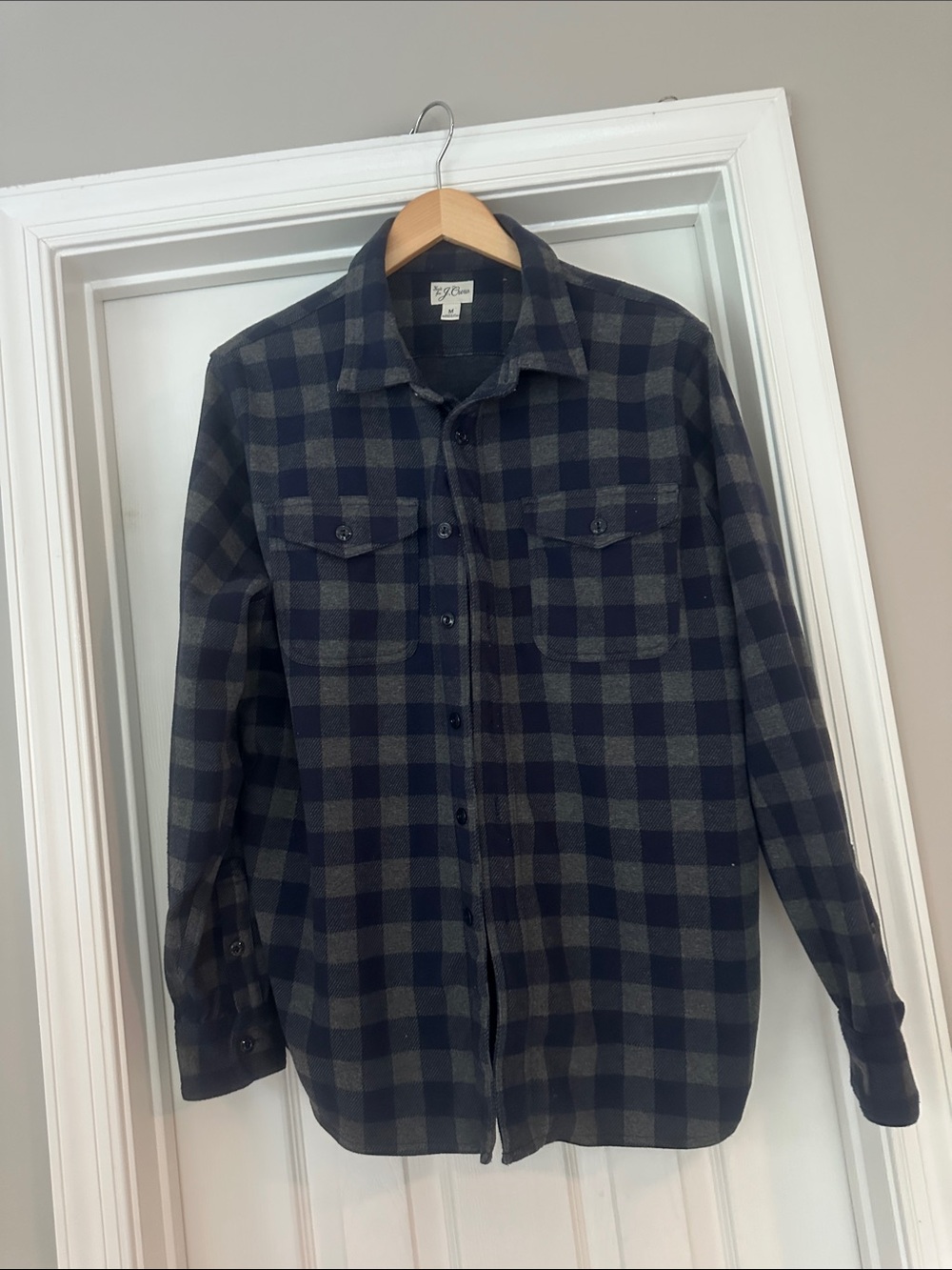 J. crew thick flannel shirt